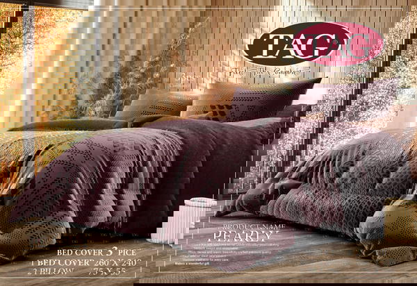 لحاف تاج 3قطعه موديل بيرلي Image 5 Preview