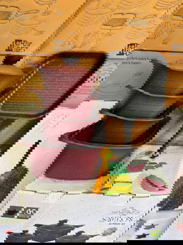 طقم جرانيت وان سافلون كوري اصلي 16 قطعه  Image 2 Preview