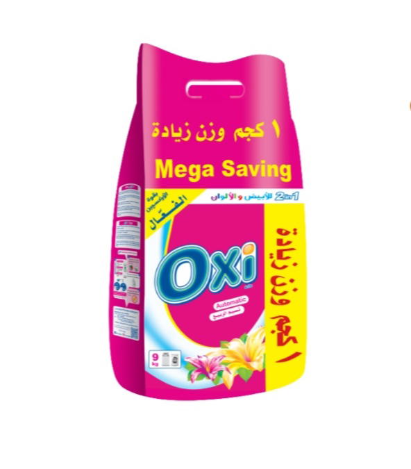 اوكسي مسحوق غسيل اوتوماتيك نسيم العطور 8كجم+1 Preview Image