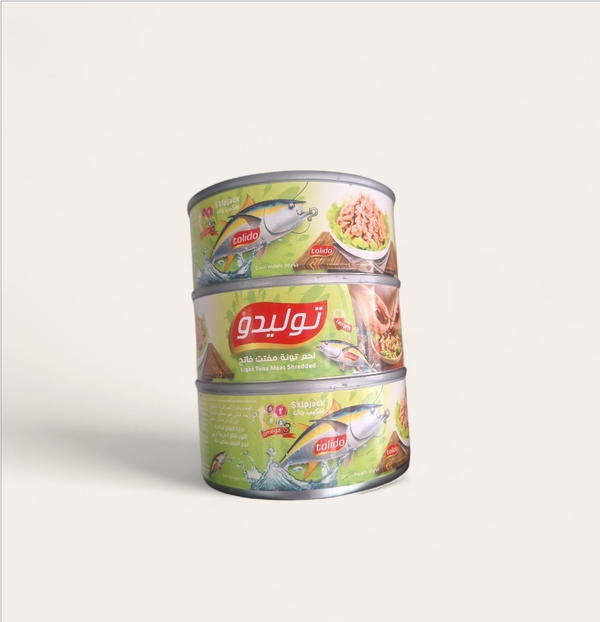 تونه توليدو لحم تونه مفتت فاتح عرض 3 قطع  Image 1 Preview