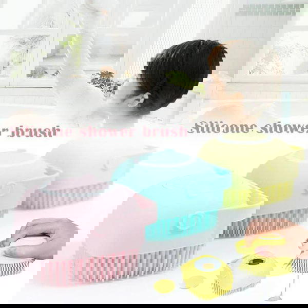 فرشه حموم سليكون بخزان صابون Image 2 Preview