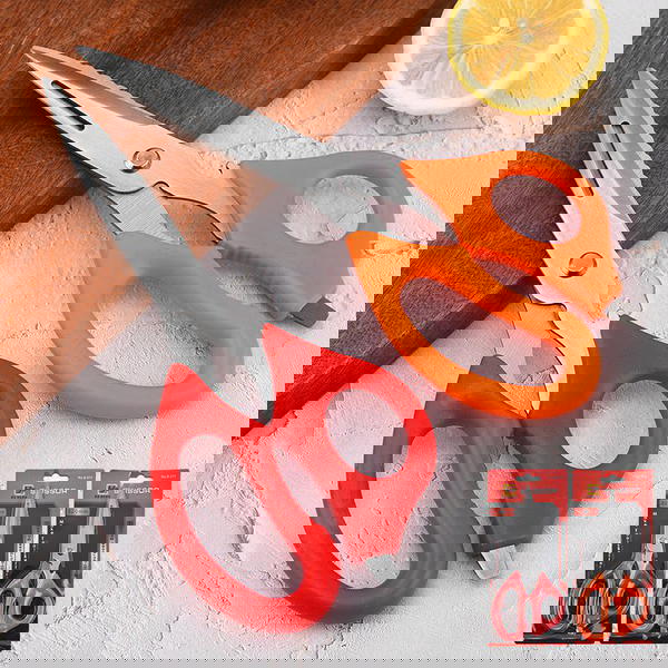 مقص يد برتقالي Image 2 Preview
