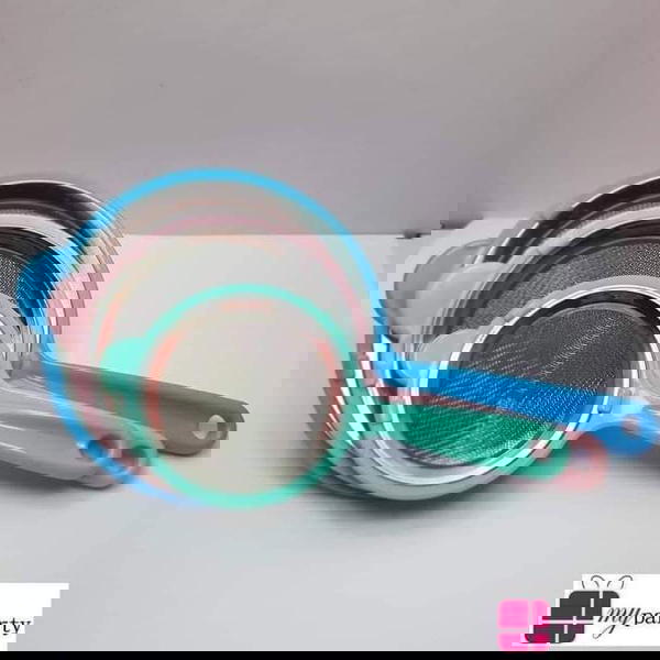 طقم مصفاه استانلس يد بلاستيك 3قطعه Image 3 Preview