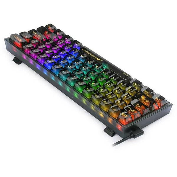 Redragon K617CTB Fizz Mechanical Keyboard (Transparent Black) Image 3 Preview