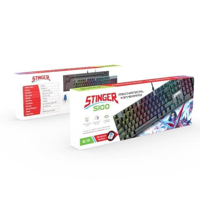 Stinger S100 Mechanical Keyboard [AR-EN] Preview Image