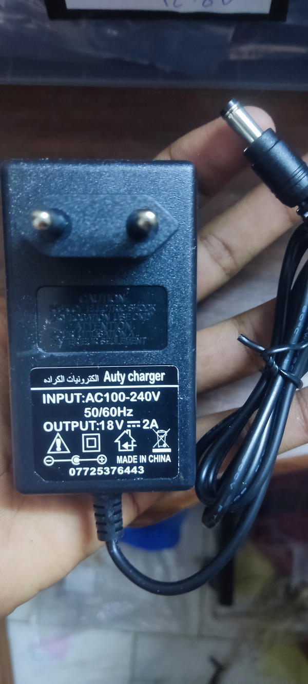 شاحن 18V 2A Auty charger Image 1 Preview