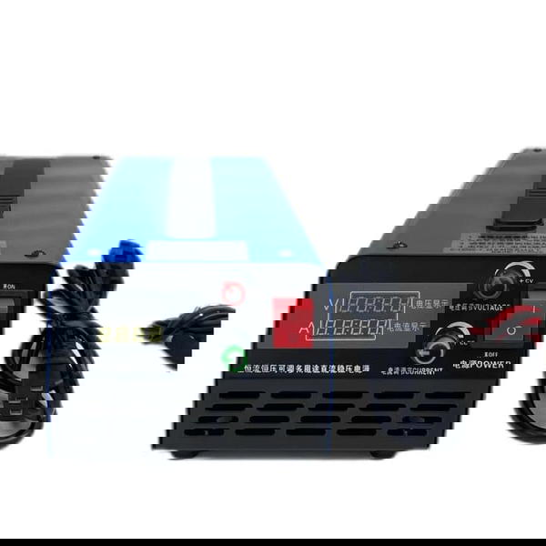 شاحن 1v/85v 10A يمكن التحكم  بالفولتيه والامبيريه من خلال الجهاز ويوجد في المنتج شاشه لبيان الفولتيه والامبيريه التي تريد اختيارها يأتي المنتج مع جميع المحتويات المطلوبه Image 2 Preview