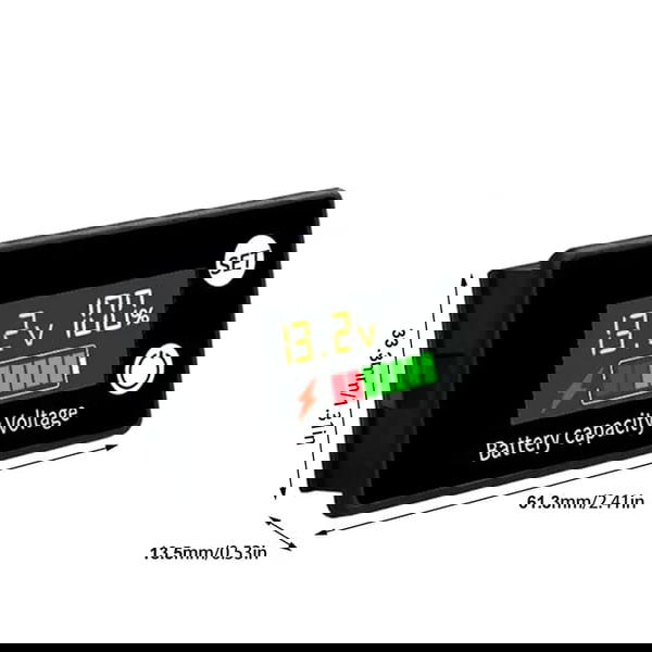 شاشه قرائه فولت+متسوى الشحن+نسبه الحراره 8v-100v Image 1 Preview