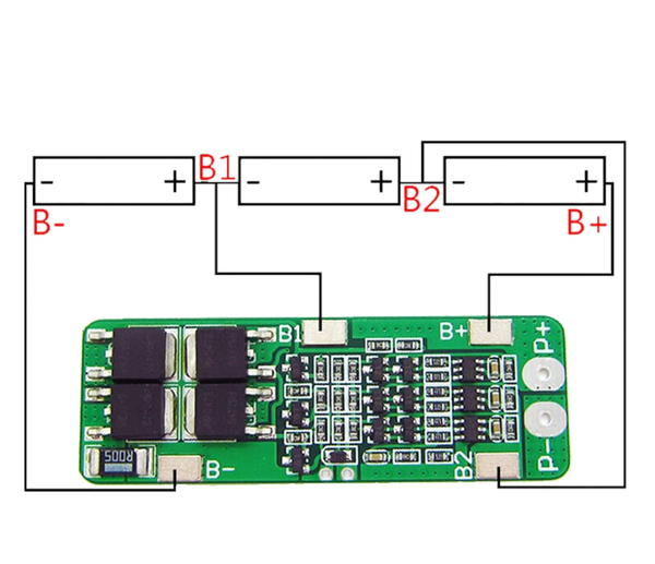BMS 3S 15A 11.1v/12.6v 18650 Image 1 Preview