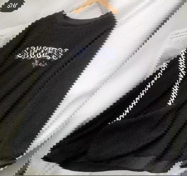 بلوفر فرو بشنطة Image 4 Preview