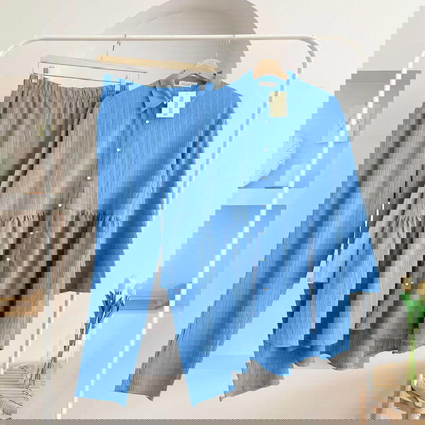 سوت قطعتين بزراير Image 2 Preview