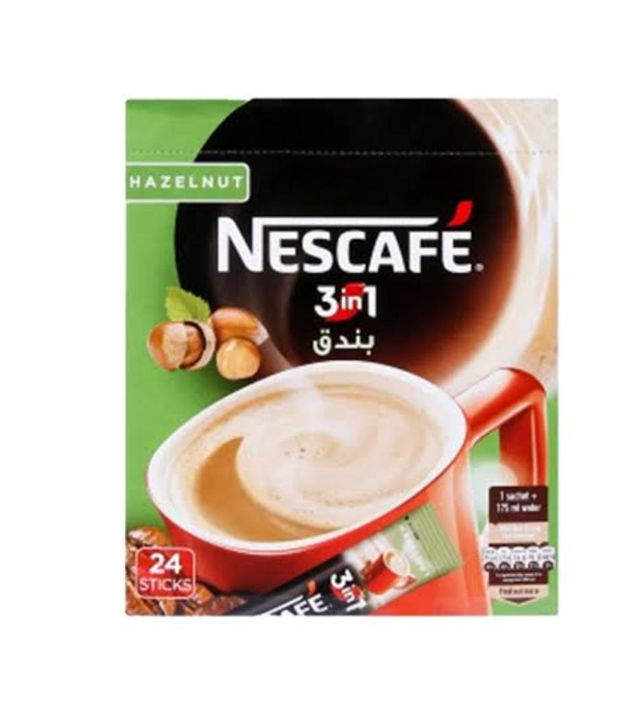 نسكافيه 3*1 اطعم بالقطعه بندق  Preview Image