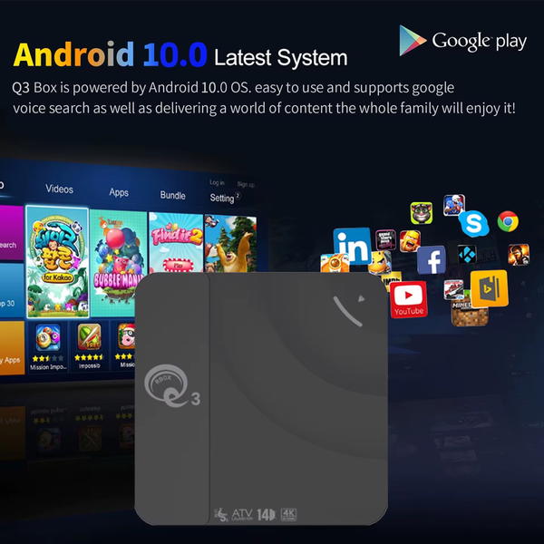 Q3 TV BOX حول التلفاز العادي الى سمارت اندرويد Image 2 Preview