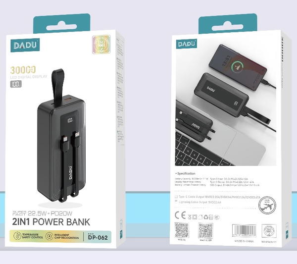 بور DADU 30000mah PD20w DP-062 Image 1 Preview