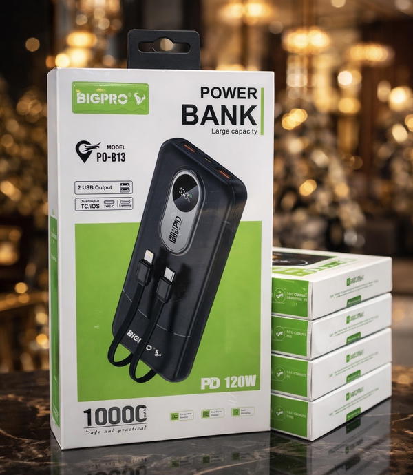 بور بنك BIGPRO B13 10000mah PD20w Image 1 Preview