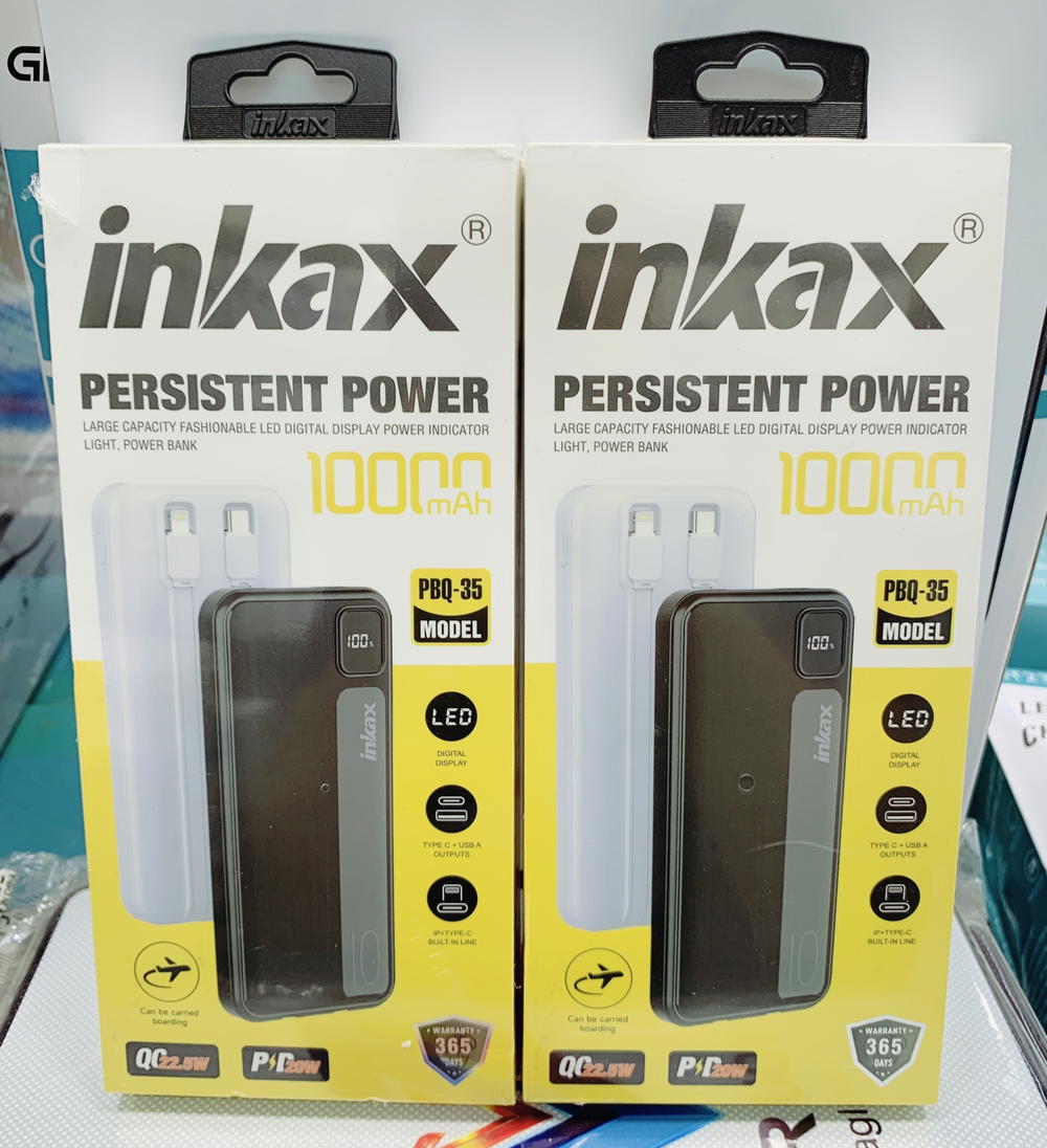 بور بنك INKAX PBQ-35 10000mah PD20w كيبل متعدد Preview Image