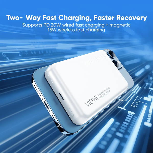 بور بنك شحن وايرلس VIDVIE 7024 PD20w Image 3 Preview