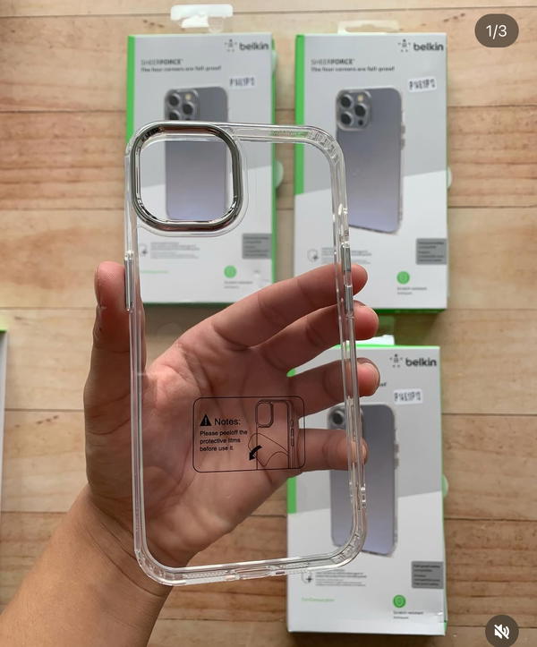 درع ايفون Belkin شفاف اصلي Image 5 Preview