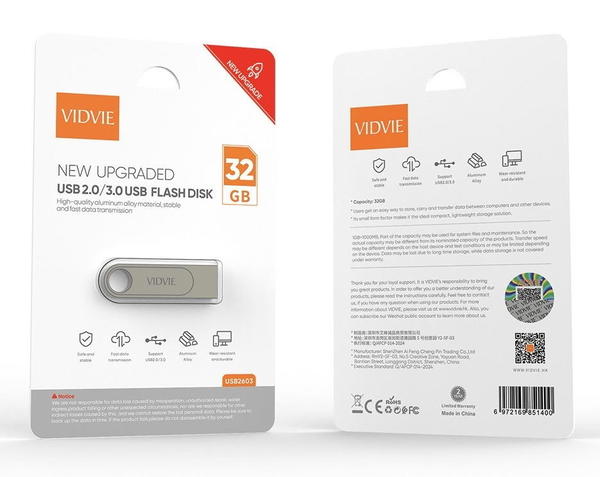 فلاش VIDVIE 32GB Image 1 Preview