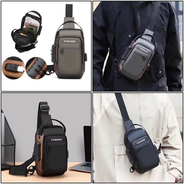 حقيبة صغير مطري مع قفل برمز سري YT-75 Image 1 Preview