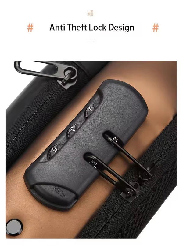 حقيبة صغير مطري مع قفل برمز سري YT-75 Image 2 Preview