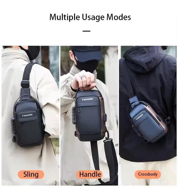 حقيبة صغير مطري مع قفل برمز سري YT-75 Image 4 Preview