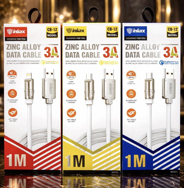 كيبل INKAX CB-12 3A ايفون كلكسي تايب سي Image 1 Preview