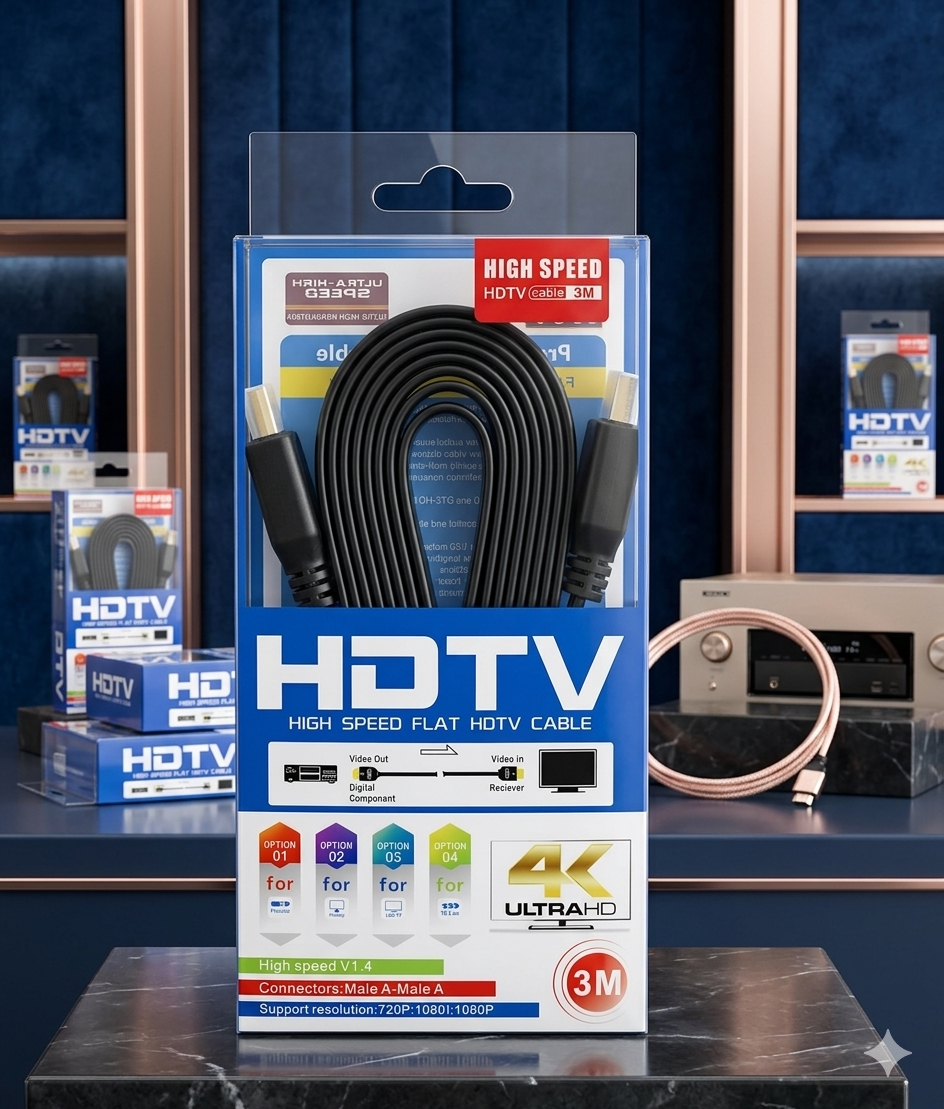 كيبل HDMI شريطي 3متر  Preview Image