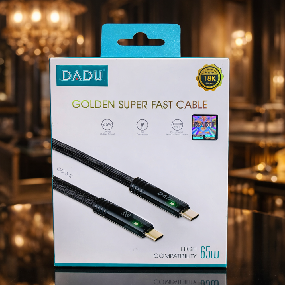 كيبل PD تايب سي DADU C131 65w ضوئي Preview Image