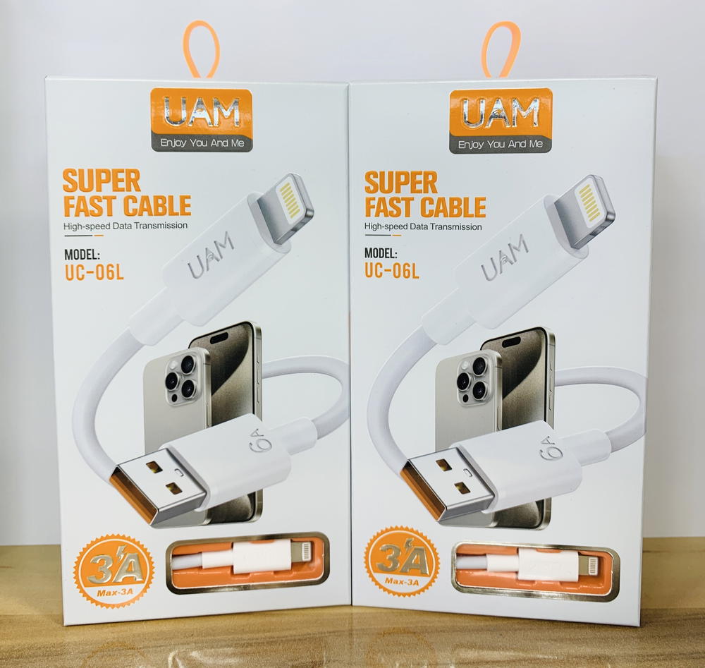 كيبل UAM UC-06 USB ايفون وتايب سي Preview Image