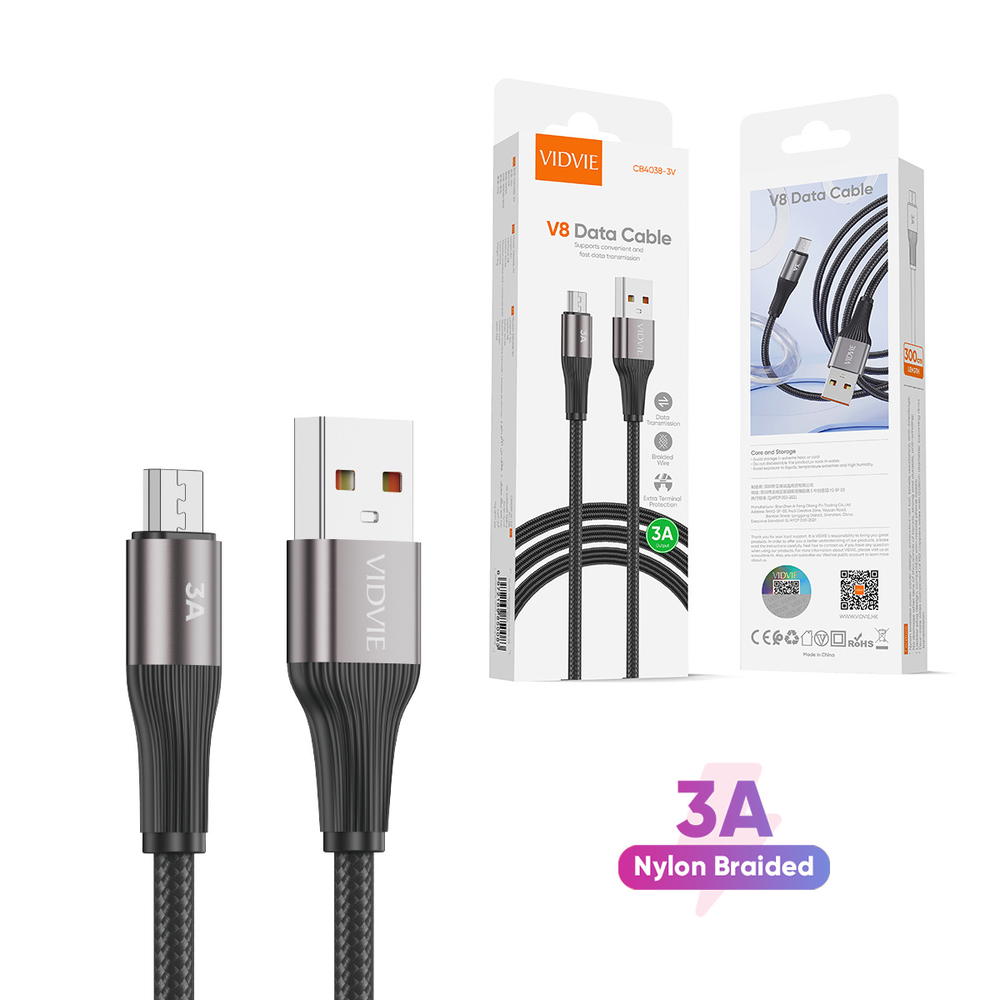 كيبل VIDVIE 4038 USB  ٣ متر  Preview Image