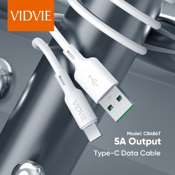 كيبل VIDVIE 486 5A ايفون+كلكسي+ تايب سي Image 2 Preview