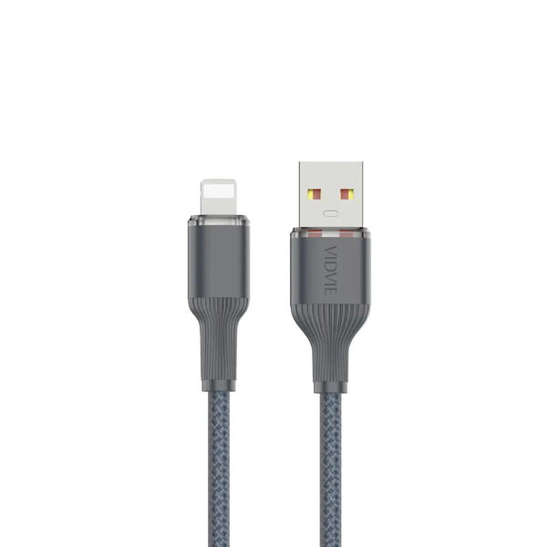 كيبل ايفون كتان VIDVIE 4057 USB 3A Image 2 Preview