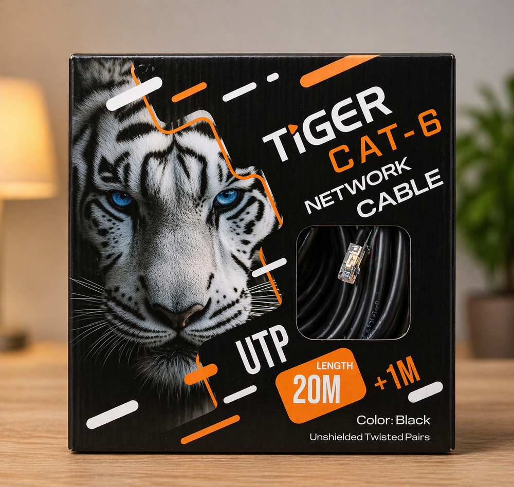 كيبل نانو-راوتر CAT-6 20m TIGER Preview Image