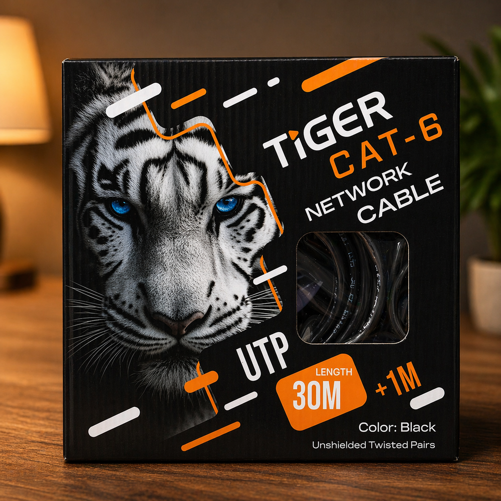 كيبل نانو-راوتر CAT-6 30m TIGER Preview Image