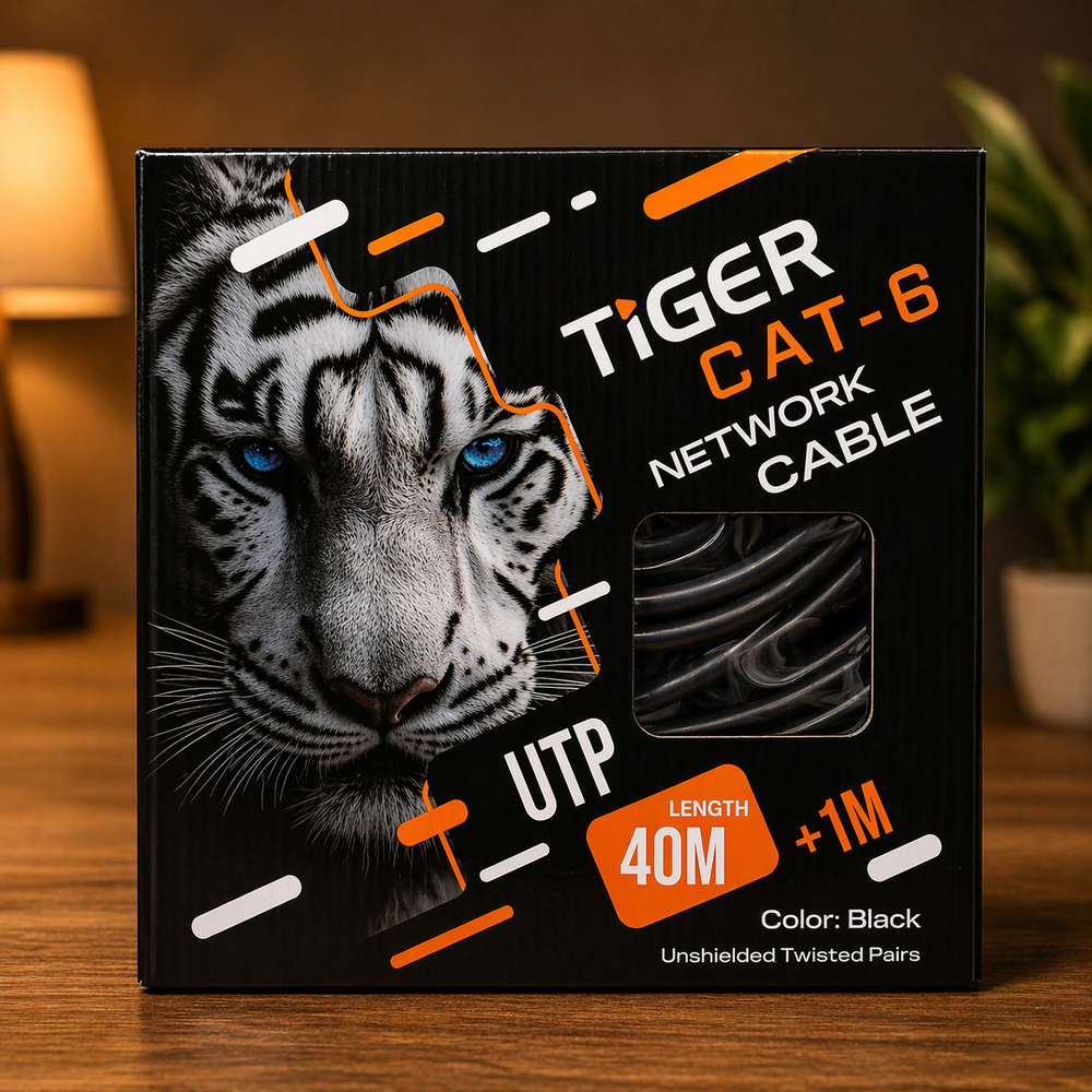 كيبل نانو-راوتر CAT-6 40m TIGER Preview Image
