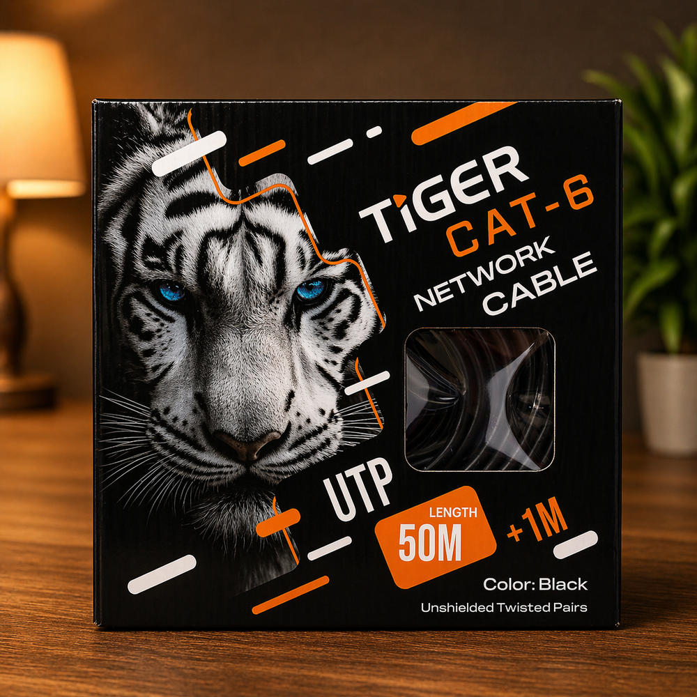 كيبل نانو-راوتر CAT-6 50m TIGER Preview Image