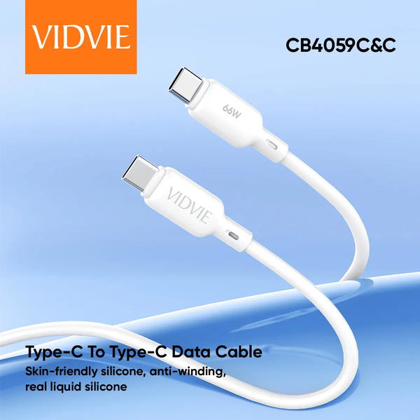 كيبل تايب سي جلاتين PD VIDVIE 66W 4059 Image 5 Preview