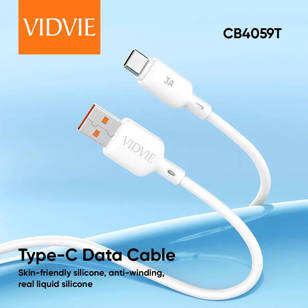 كيبل تايب سي جلاتين مرن VIDVIE 4059USB Image 4 Preview