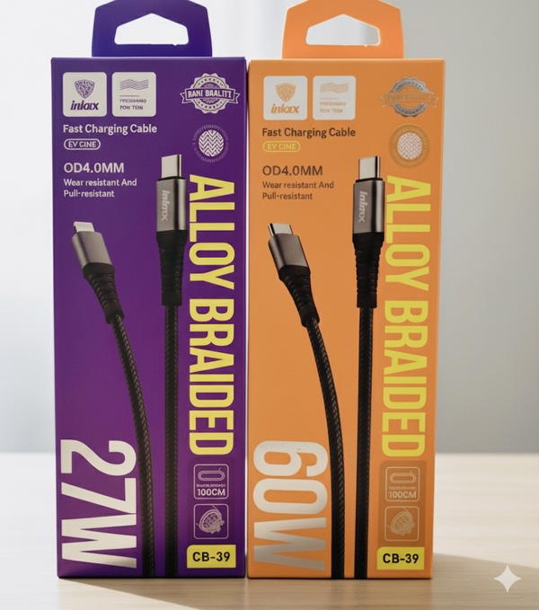 كيبل  INKAX PD CB-39 ايفون+تايب سي Image 1 Preview