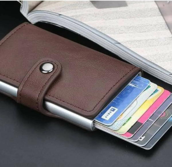 محفظة جلد نقود وبطاقات Image 4 Preview