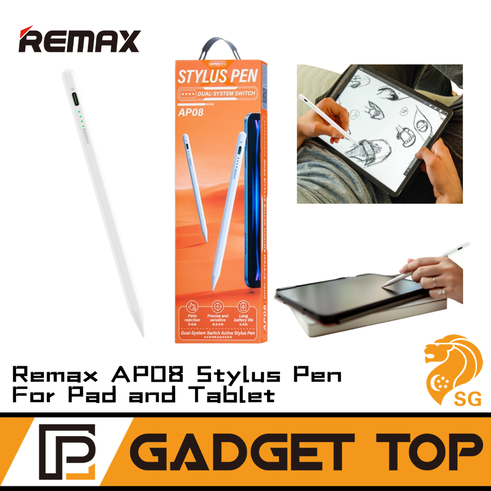 قلم جوكر+ايباد يدعم راحة اليد REMAX AP08 Preview Image