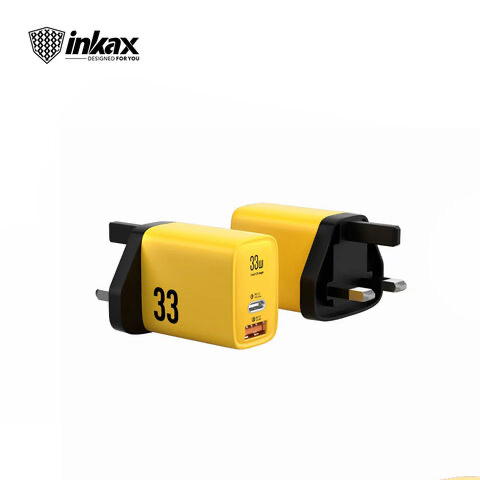 راس شاحن INKAX C13-UK PD33 W GAN Image 2 Preview