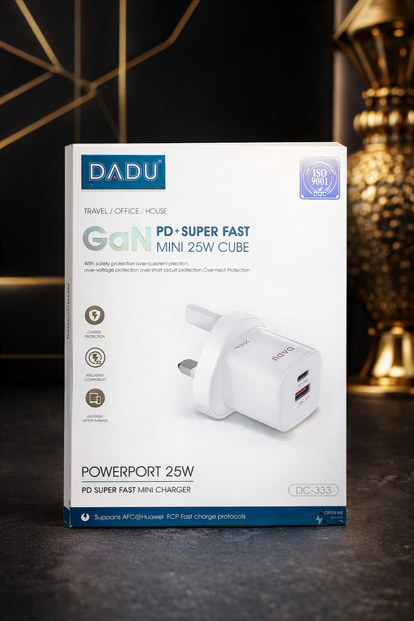 راس شاحن DADU DC-333 PD25W GAN  Image 1 Preview