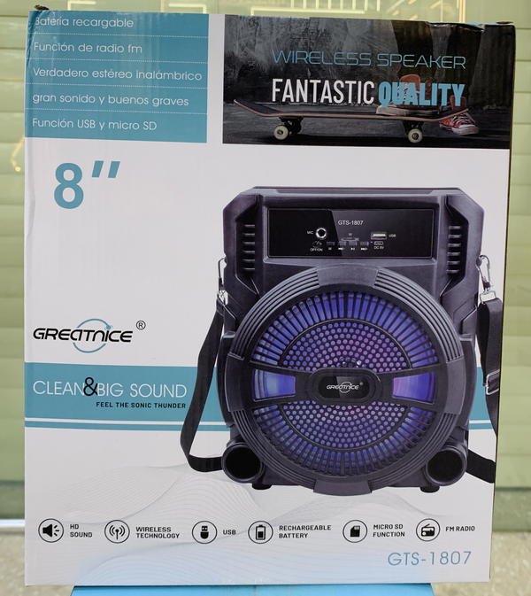 سبيكر GTS-1807 حجم 8 انج Image 1 Preview