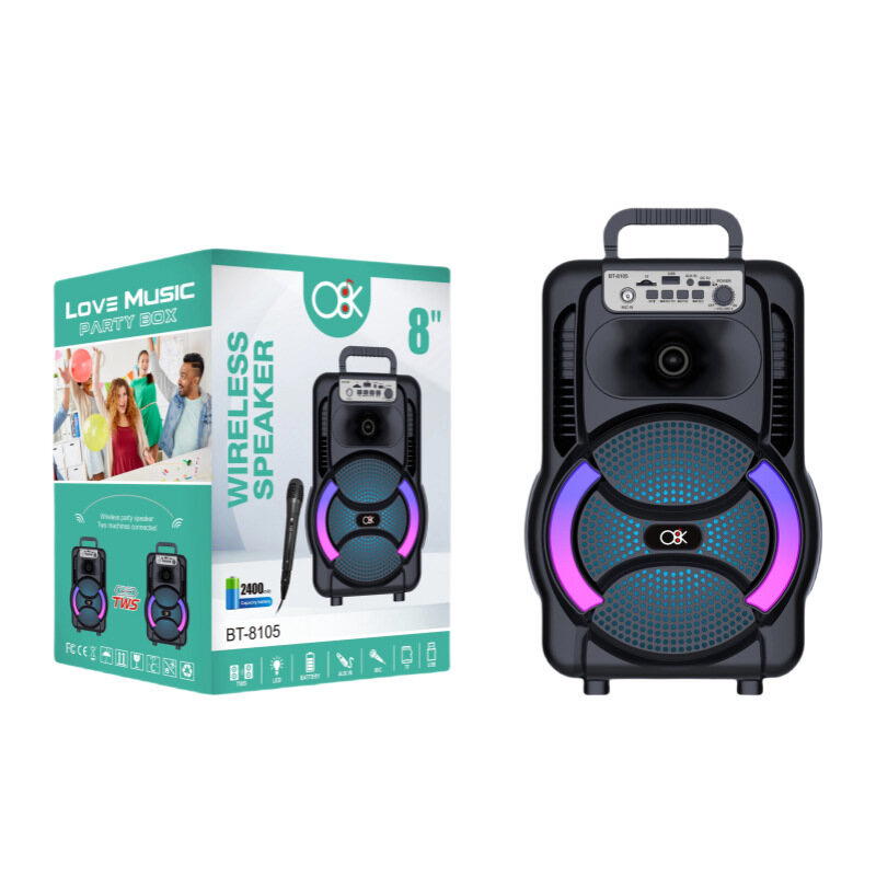 سبيكر بلوتوث حجم 8” انج. ماركة BT-8105 Preview Image