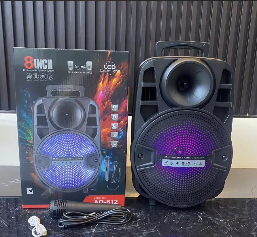 سبيكر بلوتوث حجم 8” انج. ماركة AO-812 Preview Image