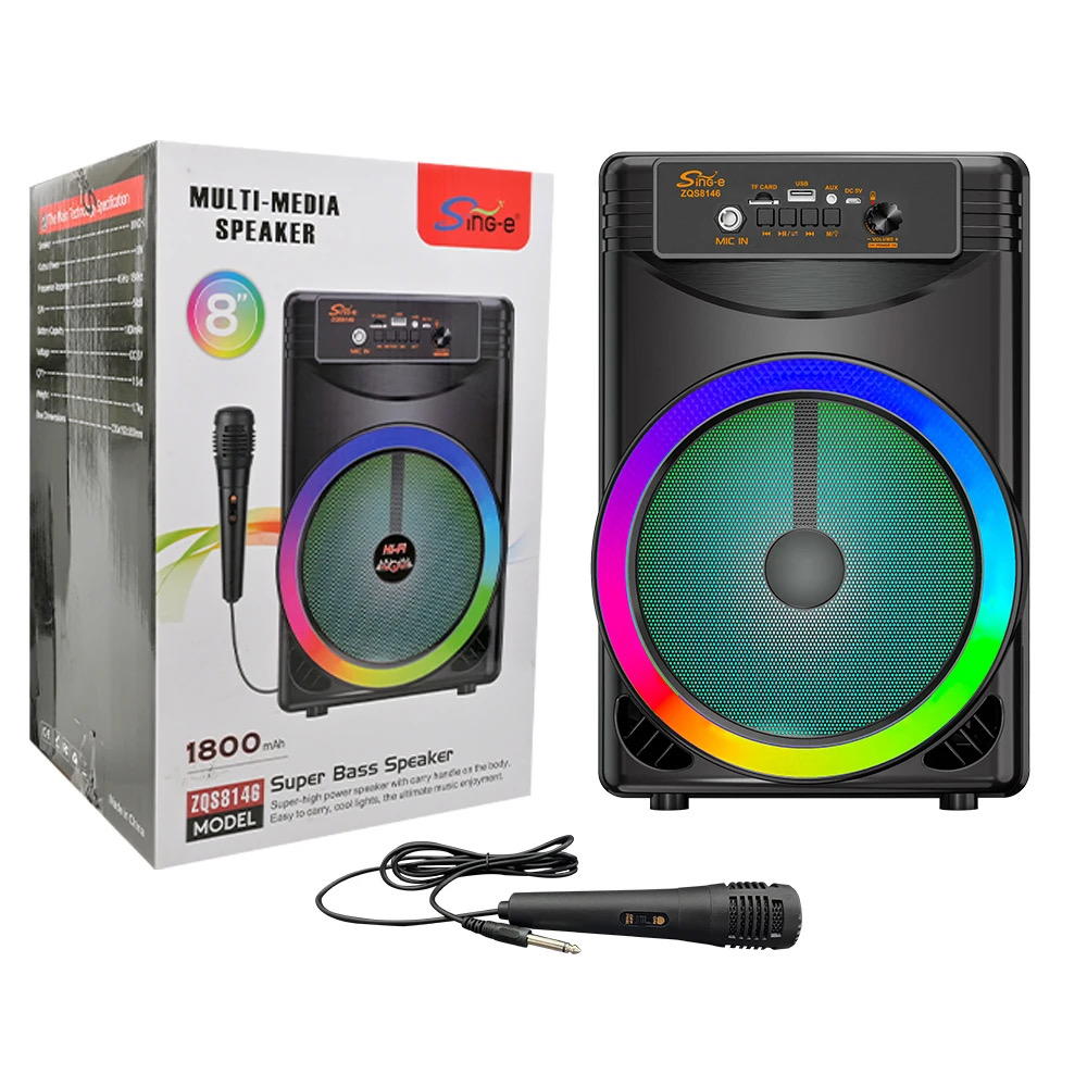 سبيكر بلوتوث حجم 8” انج. ماركة ZQS-8146 Preview Image