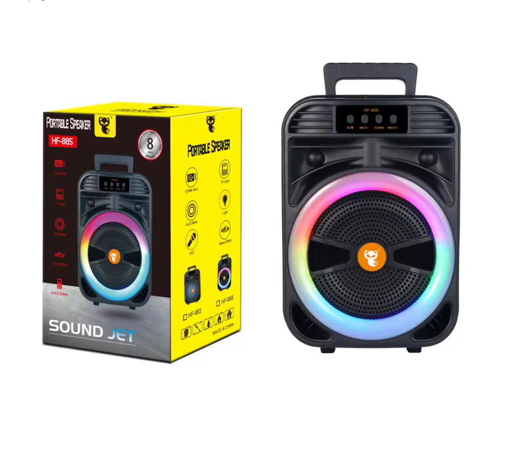 سبيكر بلوتوث حجم 8” انج. ماركة HF-885 Preview Image