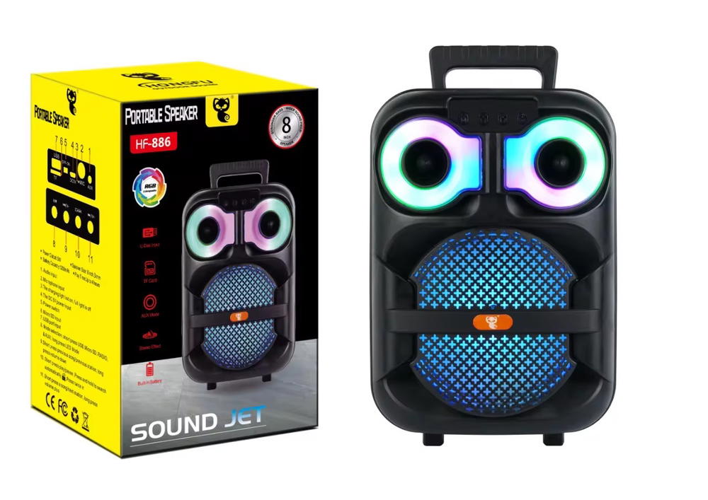 سبيكر بلوتوث حجم 8” انج. ماركة HF-886 Preview Image